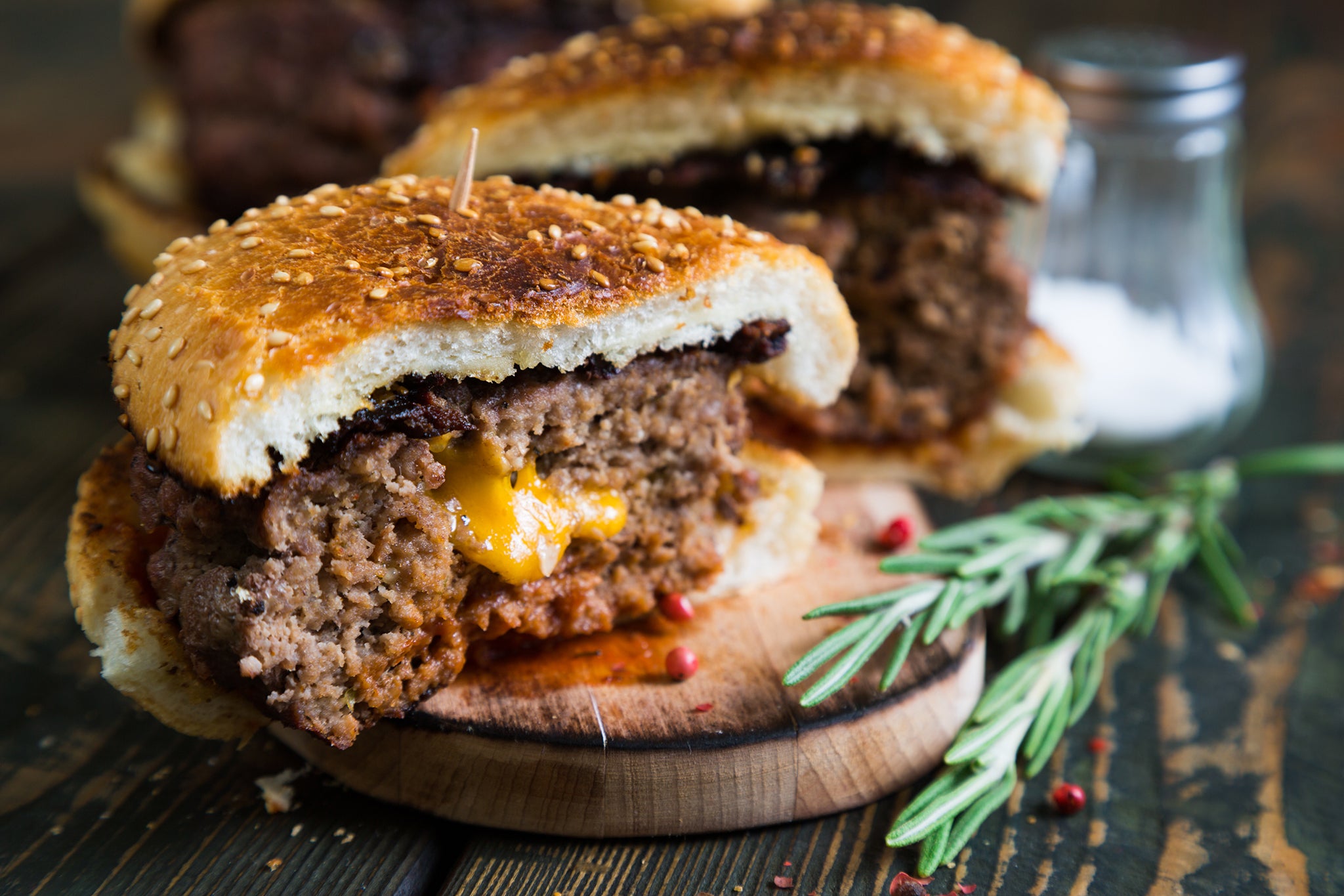 Spicy Stuffed Cheeseburger